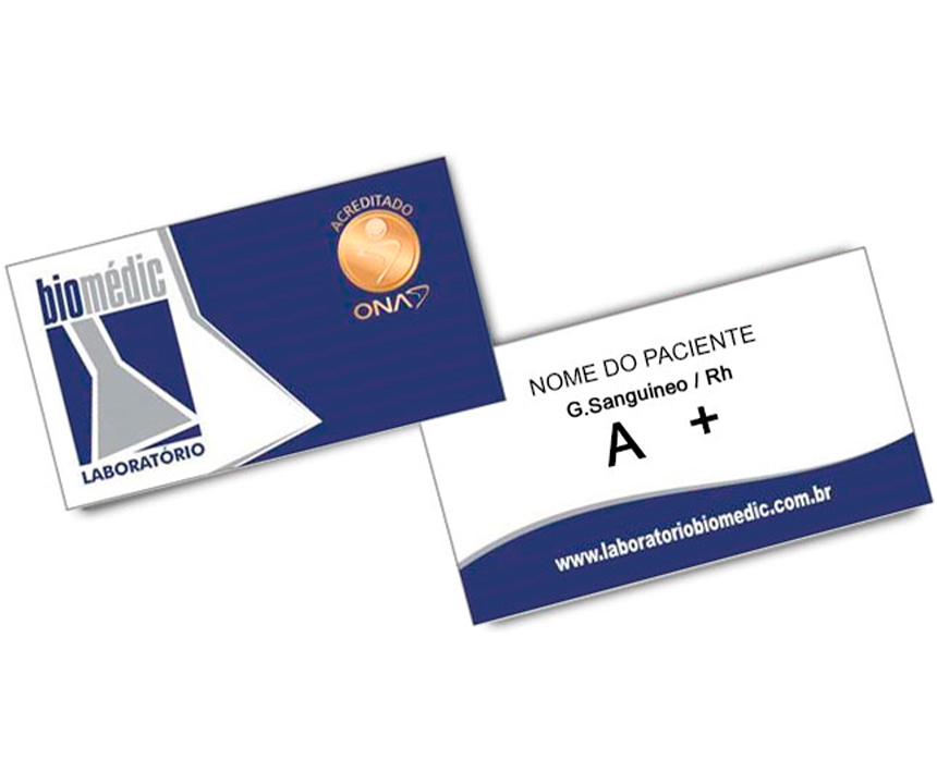 Imagem meramente ilustrativa do cartão fidelidade